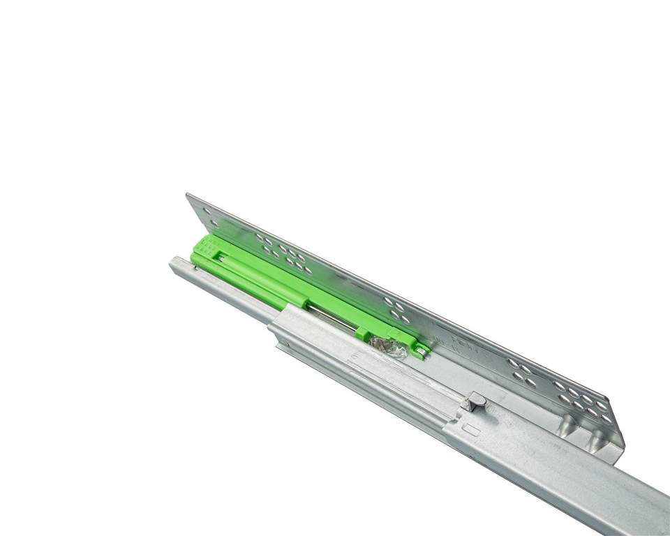 Комплект направляющих Soft-Close скрытого монтажа Firmax Smartline, L=400мм, полного выдвижения, для ЛДСП 16 мм с доводчиком, (2 направляющие + 2 крепления) (4)