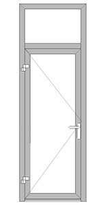016. Однопольная дверь S70 Alumark с глухой частью.jpg