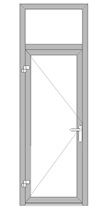 039. Дверь однопольная S44 с глухой частью.PNG